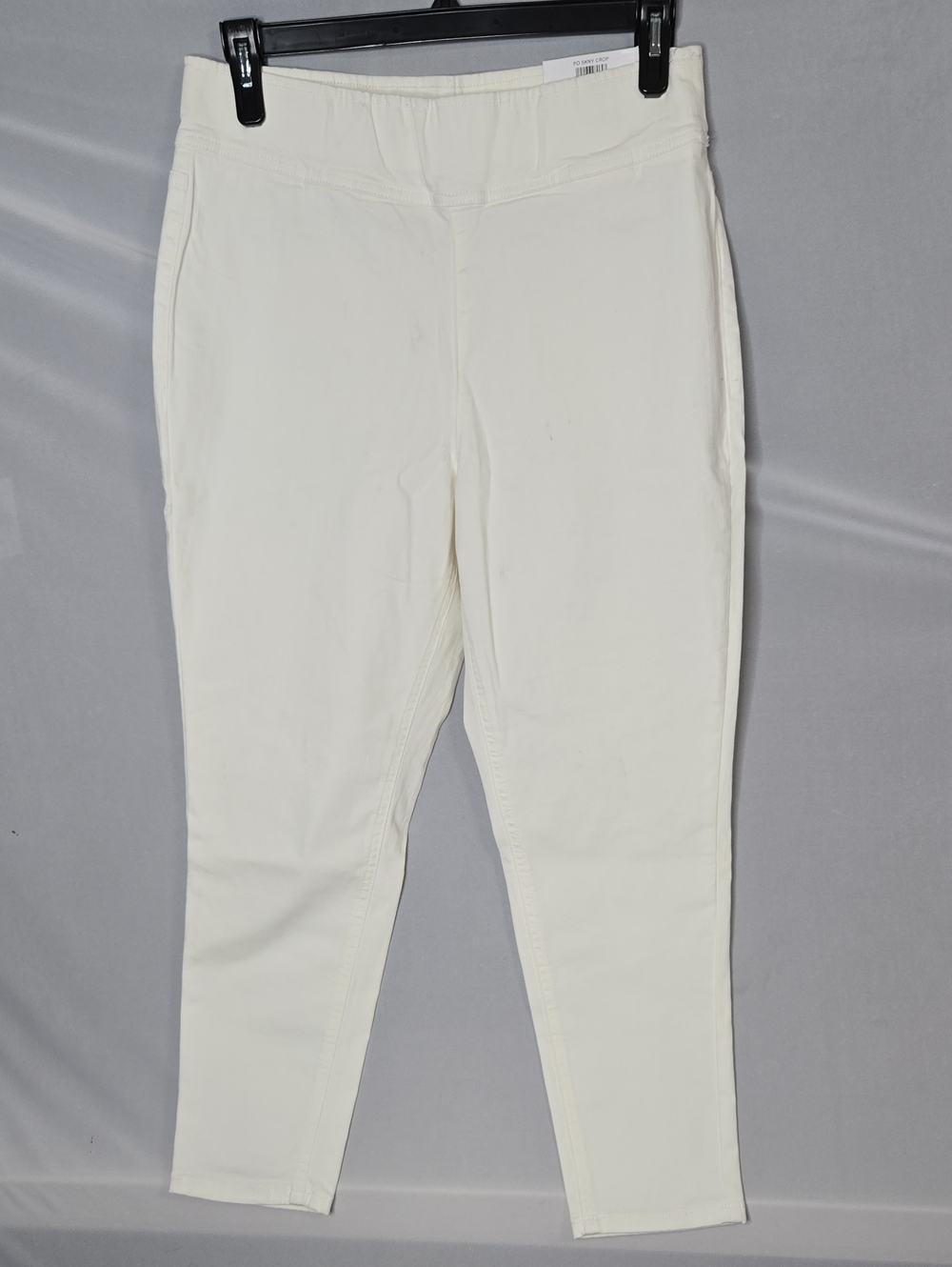 INC International Concepts Bright White Skinny Crop High Rise Pull-On 16 NWImper
